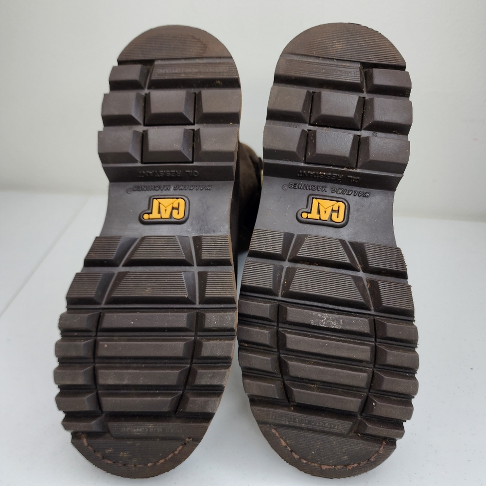 Caterpillar Jenny Steel Toe Boots Brown Size 7.5 Gem